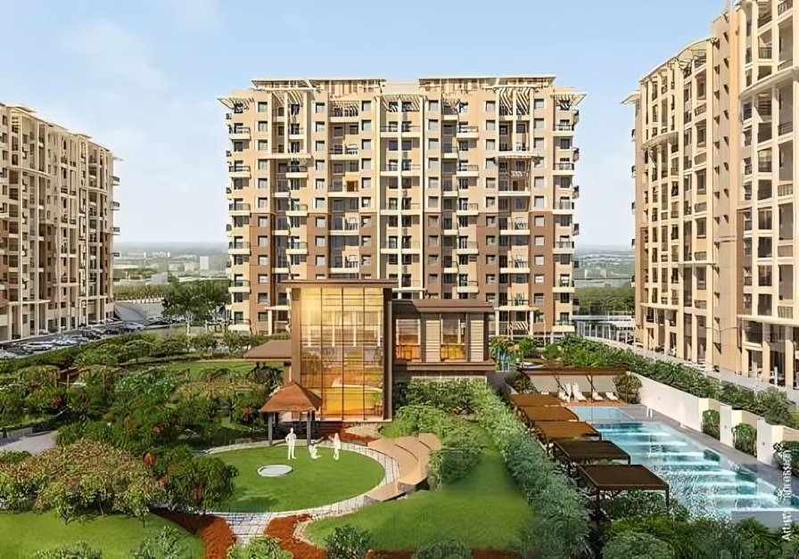 Spacious 2 BHK Flat in Nyati Elan
